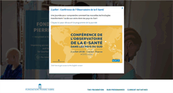 Desktop Screenshot of fondationpierrefabre.org