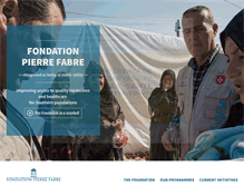 Tablet Screenshot of fondationpierrefabre.org